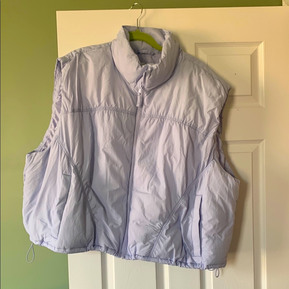 Women's Light Purple Puffer Vest